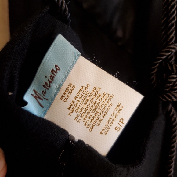 MARCIANO Black Top with backless and rope detail / Size S - Picture 4 of 4